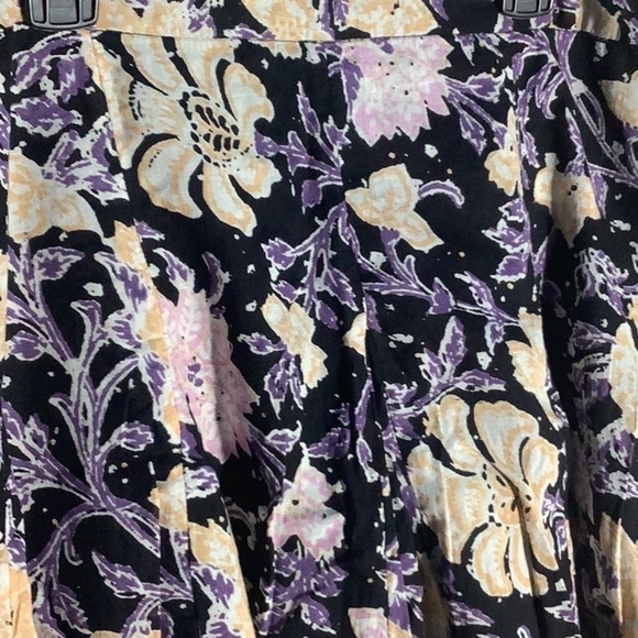 Free People NEW - Sz 10 - floral lovely skirt - washed black combo OB1131158 - Picture 3 of 8